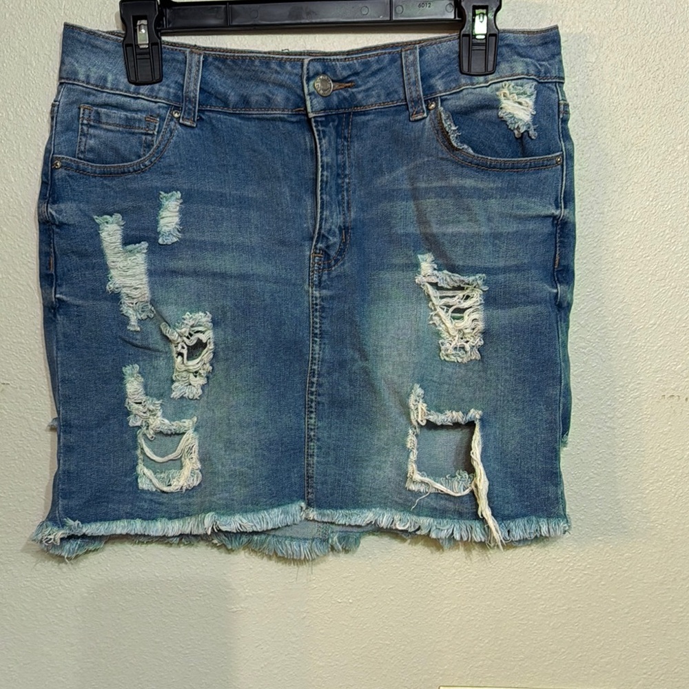 Chic Blue Mini Skirt